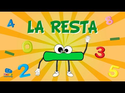 Aprendiendo a restar  La Resta | Vídeos Educativos para niños