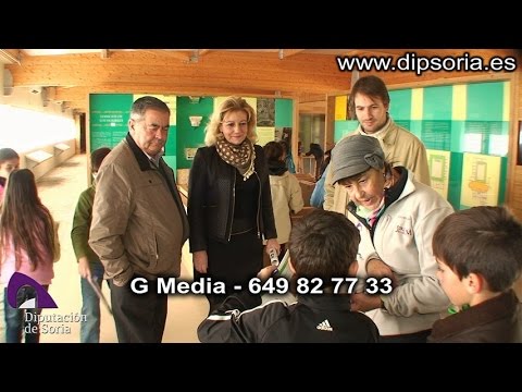 Visita de los niños de Navaleno al Magna Mater de Cuevas. / Dip