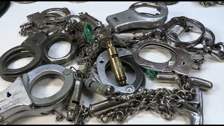 Unboxing Hamburger Acht Handcuffs Rare Esposas Menottes Whistles Police Trillerpfeifen Whistle Pouta