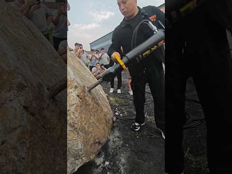 Rock Breaker 🪨 New Tool 🔧 #cage #automobile #hitachizaxisbelahjalan #drillingtools #constructionequi