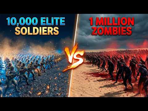 Can 10,000 Soldiers STOP 1,000,000 Zombies? (Impossible Defense)
