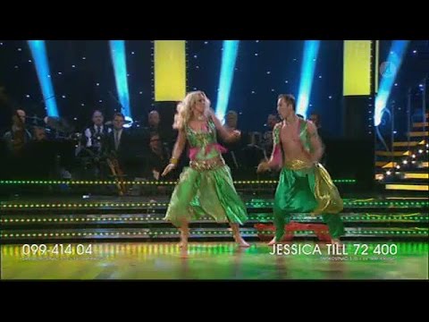 Jessica Andersson och Kristjan Lootus - Bollywood - Let’s Dance (TV4)