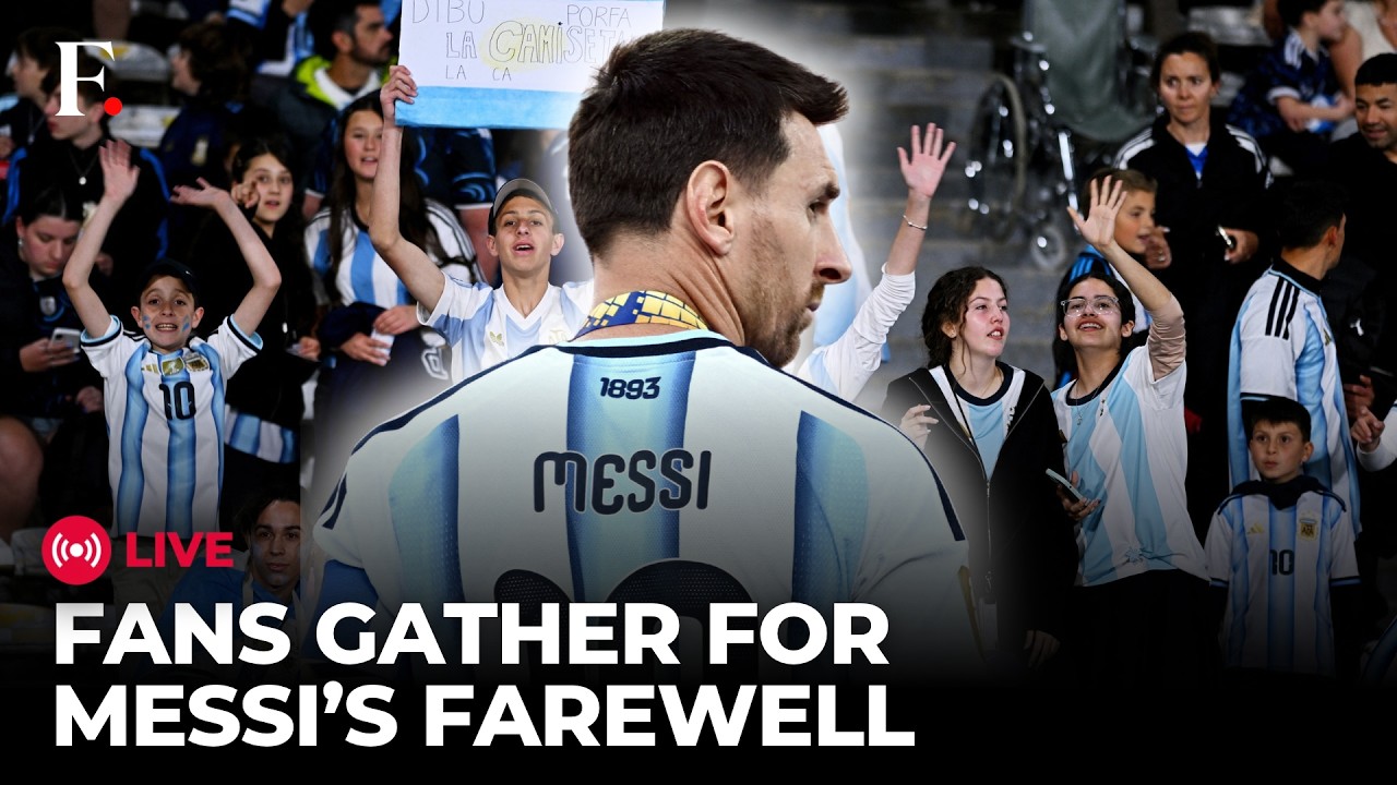 Messi Farewell LIVE: Argentine Fans Gather At Monumental Ahead Of Final Game