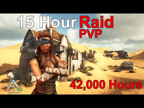 How I Spent 15 Hours Raiding Church Cave | ARK Survival Evolved PVP