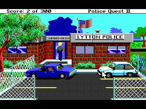 Let's Play Police Quest 2 part 1: vengeance in the air