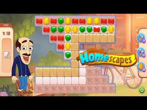 Homescapes - Level 1698 to 1702 Gameplay Walkthrough - New Update