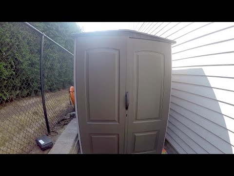 Rubbermaid 5X6 Big Max Storage Shed Assembly and Review