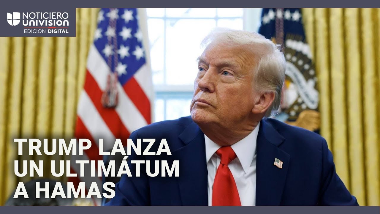 Trump da un ultimátum a Hamas: si no libera a rehenes antes del sábado, "se desatará el infierno"