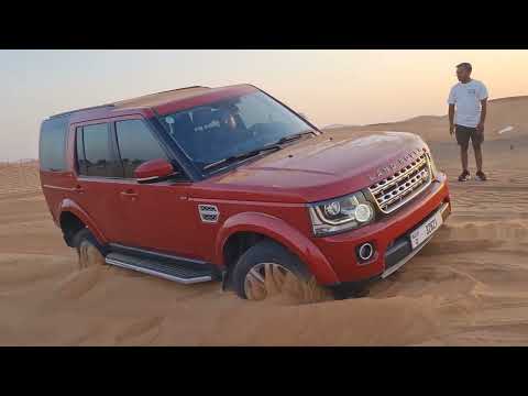 Land Rover Discovery 4 #LR4#self recovery from the soft dune sand without air deflation #Trial drive