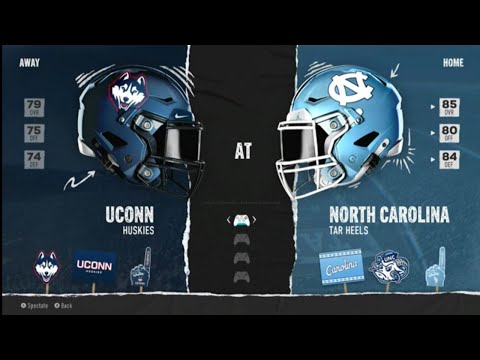 2024 Fenway Bowl - UConn vs. North Carolina - Simulation