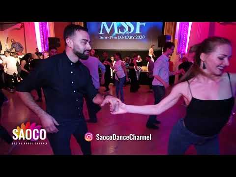 Talal Benlahsen and Edyta Czagowiec Salsa Dancing at Magic Slovenian Salsa Festival 20.01.2019