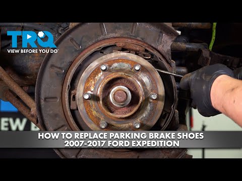 How to Replace Parking Brake Shoes 2007-2017 Ford Expedition