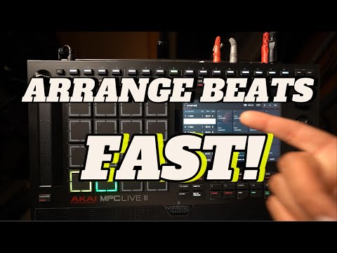 EASIEST Way to Arrange Beats on the MPC Live 3 (Song Mode Tutorial)