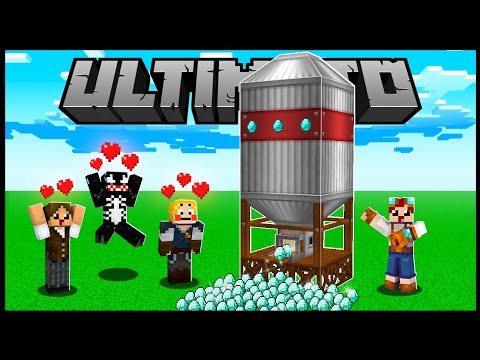 CONSTRUÍ UMA MÁQUINA DE DIAMANTES NO MINECRAFT!! - Minecraft Ultimato #9