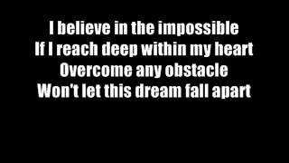 Fantasia I Believe with lyrics