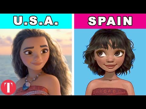 10 Disney Characters That Are Different In Other Countries Video