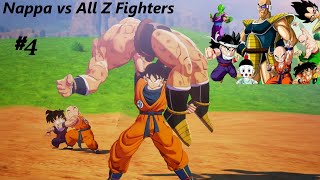 Nappa’s Rampage Against the Z Fighters! “DBZ Kakarot Gameplay Part 4 with commentary