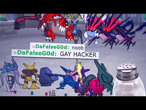 TOXIC legendary spammer cries SALTY TEARS! FUNNY POKEMON SHOWDOWN SALT