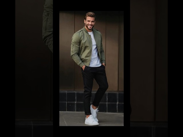 Vídeo relacionado con ArknAv Chaqueta para hombre, estilo informal, elegante, camisa informal para hombre juvenil