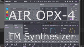 Video thumbnail for Air OPX-4 FM Synth  -  No Talking by Elektronick Musick