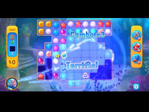 Fishdom Gameplay Level 9862 - Super Hard Level