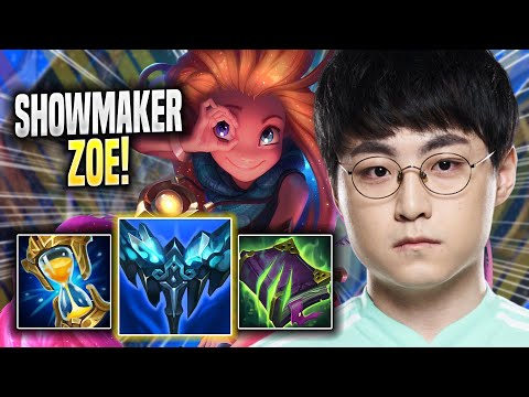 SHOWMAKER PLAYS ZOE WITH NEW BUFFS! - DK ShowMaker Plays Zoe MID vs Leblanc! | Season 2022