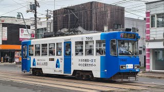 【函館市電de響けユーフォニアム】２６年７月現在も稼働中の「函館市電の鎧塚みぞれ」こと７００２号