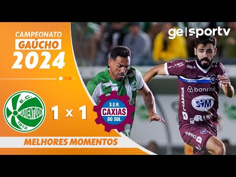 Gols e lances de Juventude-RS x Caxias