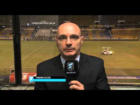 Fernando Salceda analiza el empate en Arroyito. Central 1 - Colón 1. Fecha 7. Torneo 2015. FPT