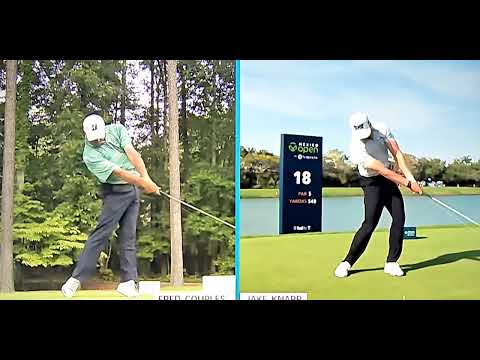 Jake Knapp Golf Swing VS Fred Couples Golf Swing in Super Slow-Mo