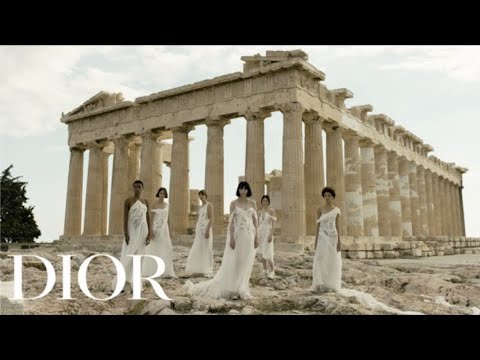 The Dior Cruise 2022 collection at the Acropolis