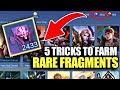 5 TRICKS TO FARM RARE FRAGMENTS MOBILE LEGENDS RARE FRAGMENTS
