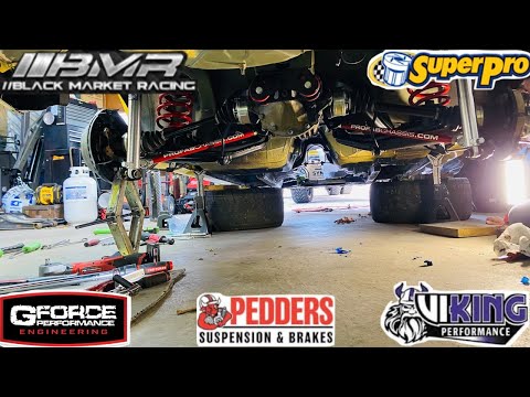 GTO CROSSMEMBER, CONTROL ARM BUSHINGS, VIKING SHOCKS GFORCE AXLES+DIFF BRACE INSTALL AND MUCH MORE