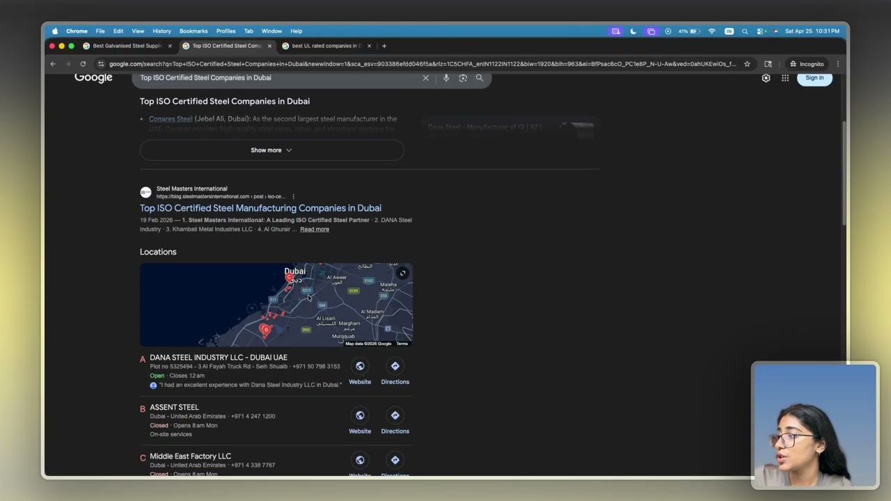 AI SEO Results for Steel Masters International — Live Ranking Proof across GEO & AIO Platforms
