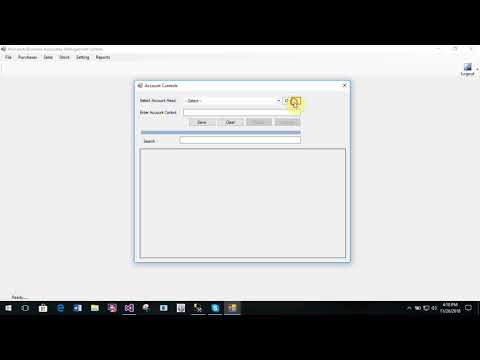 Accounting Management System Part 27 Account Controls Form in C C Sharp