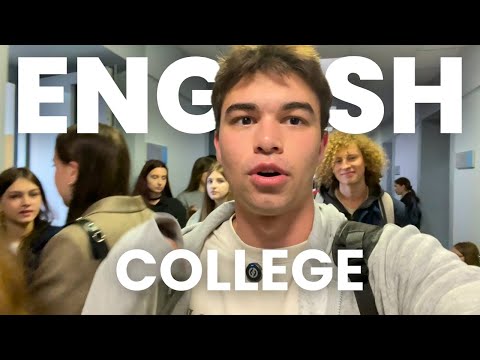 Learn English with this Vlog | FIRST DAY OF COLLEGE (junior year)