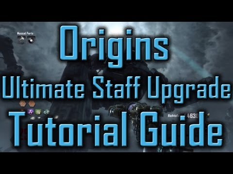 Black Ops 2 Zombies: ORIGINS - Ultimate Staffs Tutorial Guide ALL 4 STAFFS!