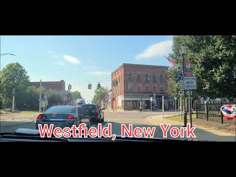 What is Westfield New York known for? | Driving Thru Downtown Westfield |Birthday Vacation(Valentus)