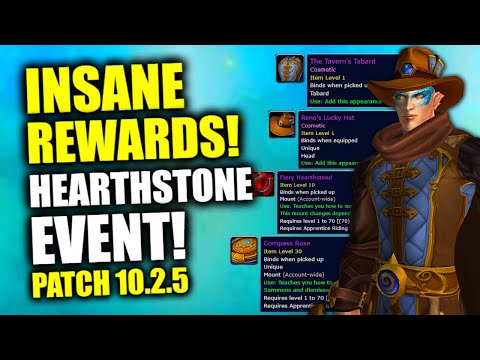 Hearthstone 10th Anniversary Event - AWESOME PROMOTIONAL ITEMS! WoW Dragonflight | 10.2.5