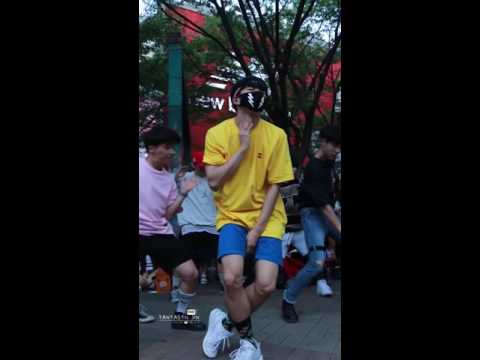 160709 DOB Hongdae EXO - MONSTER 디오비 홍대공연 엑소 - 몬스터 (박진 focus)