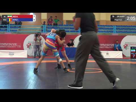 GOLD GR - 51 kg: A. ABDI (IRI) v. I. BOTEZ (ROU)