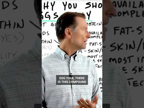 Dr. Berg explains if it's okay to eat raw eggs #drberg #biotin #eggs #Bvitamins #avidin