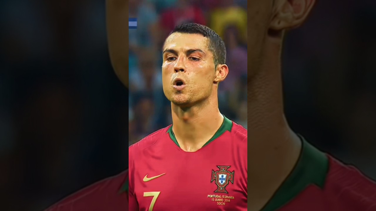 Ronaldo Freekick Goal Against Spain  | W Edit | #shorts #trending #10million #top #song #love