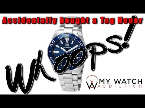 Tag Heuer Aquaracer Blue Dial Mens Watch Unboxing WAY111C.BA0928
