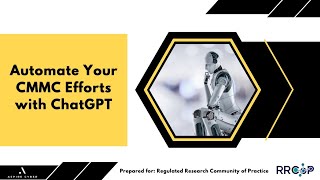 2023 03 CMMC Compliance with ChatGPT
