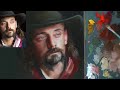PORTRAIT PAINTING Cowboy Close Up Painted In Rembrandt Lighting