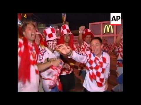 FRANCE/GERMANY: GERMAN FANS STUNNED BY CROATIA WORLD CUP WIN