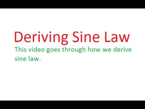 Trig Acute Triangles - Deriving Sine Law
