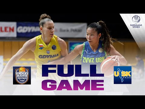 VBW Gdynia v ZVVZ USK Praha | Full Basketball Game | EuroLeague Women 2025-26