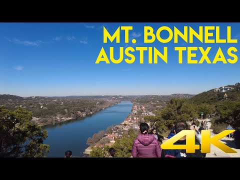 Mt. Bonnell Austin Texas 4k Walking Video